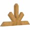 Ekena Millwork Saratoga Rough Sawn Timber Gable Bracket, Western Red Cedar, 60"W x 32"H x 4"D x 6"F, 13/12 Pitch GBW060X32X0406SAR00RWR - alternate 4